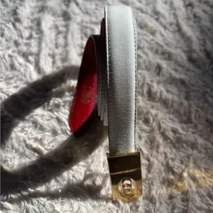 Gucci | Accessories | Gucci Vintage 7s Reversable Red White  display picture 3